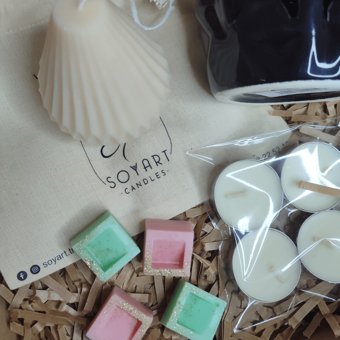 Passion box "Ceramic burner + scented melts"