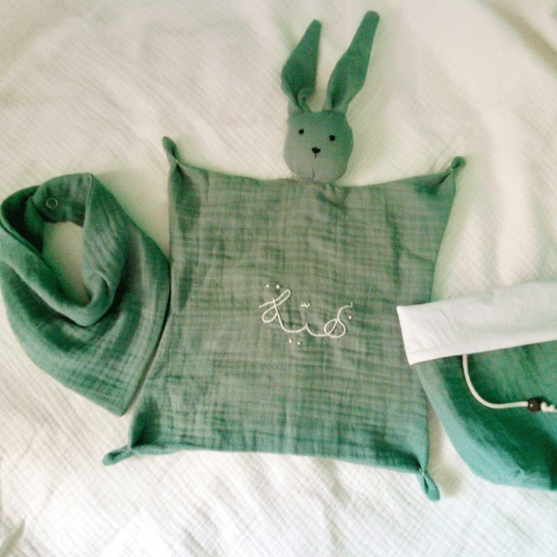 Pack Cadeau De Naissance Doudou Lapin