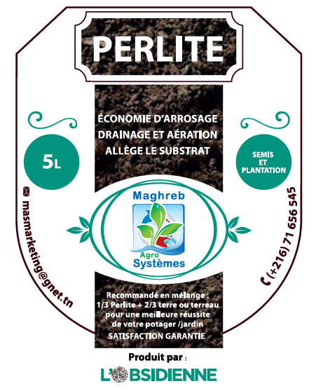 Perlite 5L | 13L - artisanat Tunisien fait main | ILEYCOM