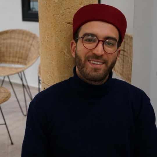 Chechia tunisienne rouge en laine