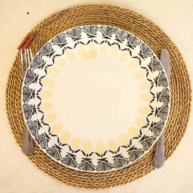 Set simple en Halfa, set de table en halfa tunisienne, set de table hand made, set de table design moderne
