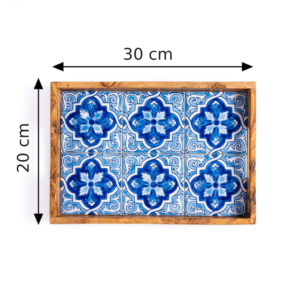 plateau en bois d'olivier pour réceptions élégantes et uniques