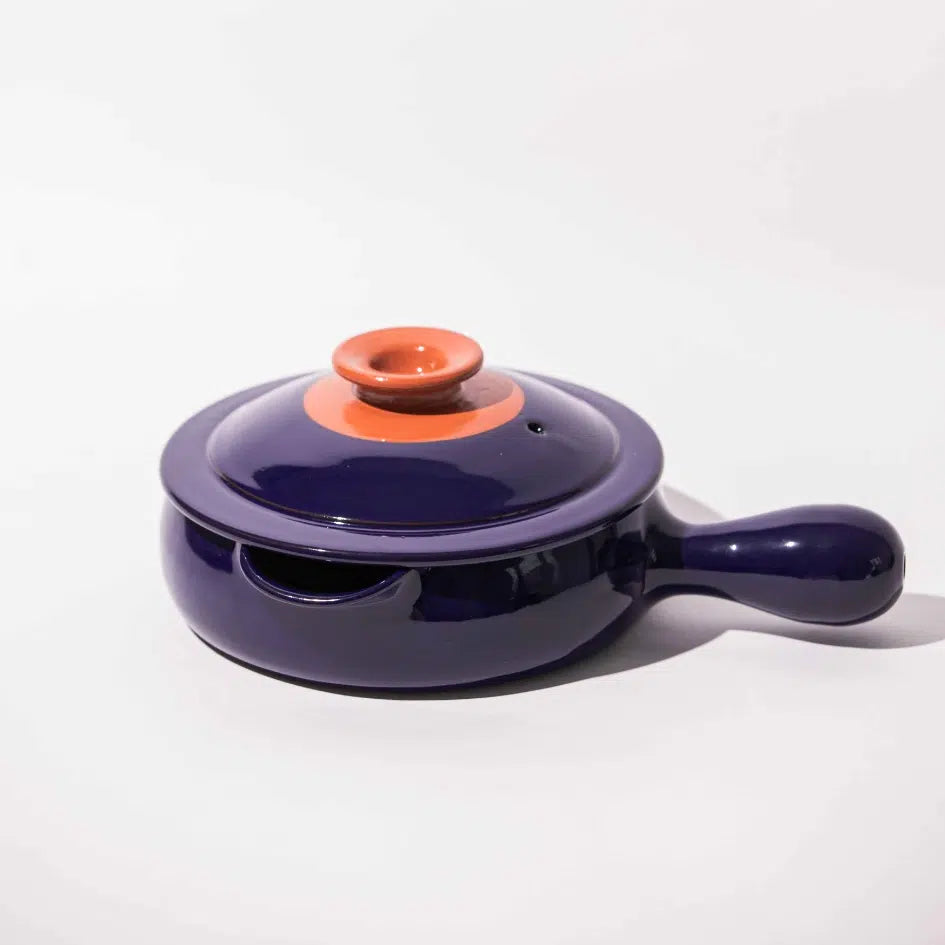 Poêle en céramique 3 couleurs - Art de la table fait main