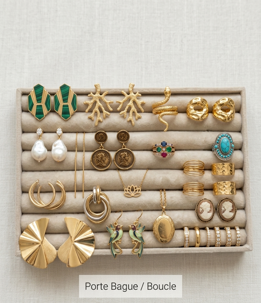 portebagues élégant pour un rangement chic et sécurisé de vos bijoux