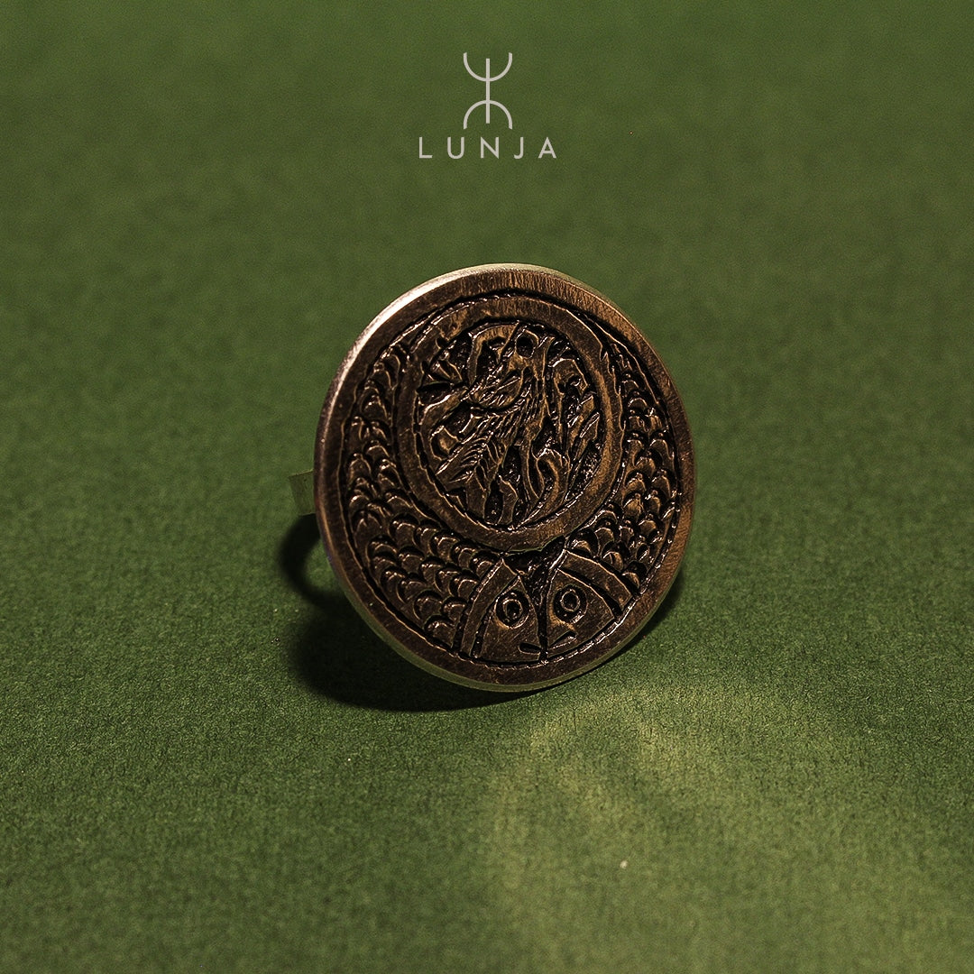 Bague Berbère Ronde En Argent 925 pour Femme