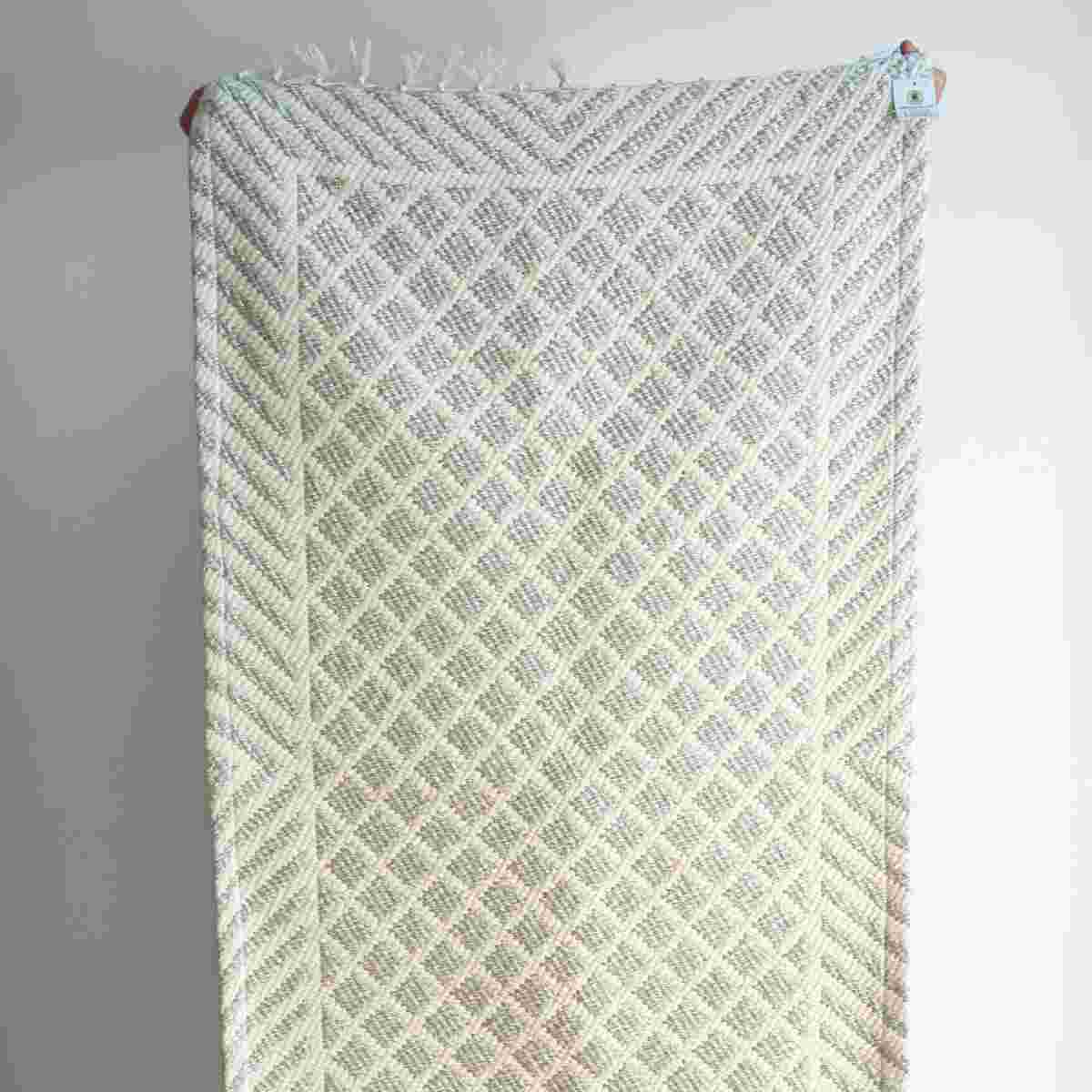 Descente de lit en coton recyclé luxe