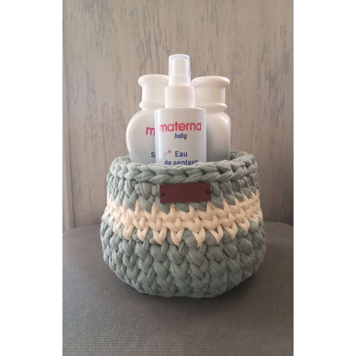 panier de rangement bébé luxe pour une chambre ordonnée