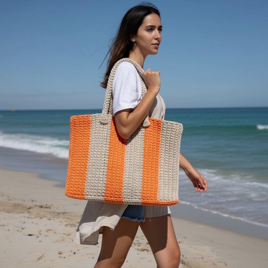 Sac jute pour plage taille m — angle supp. Produit artisanal.