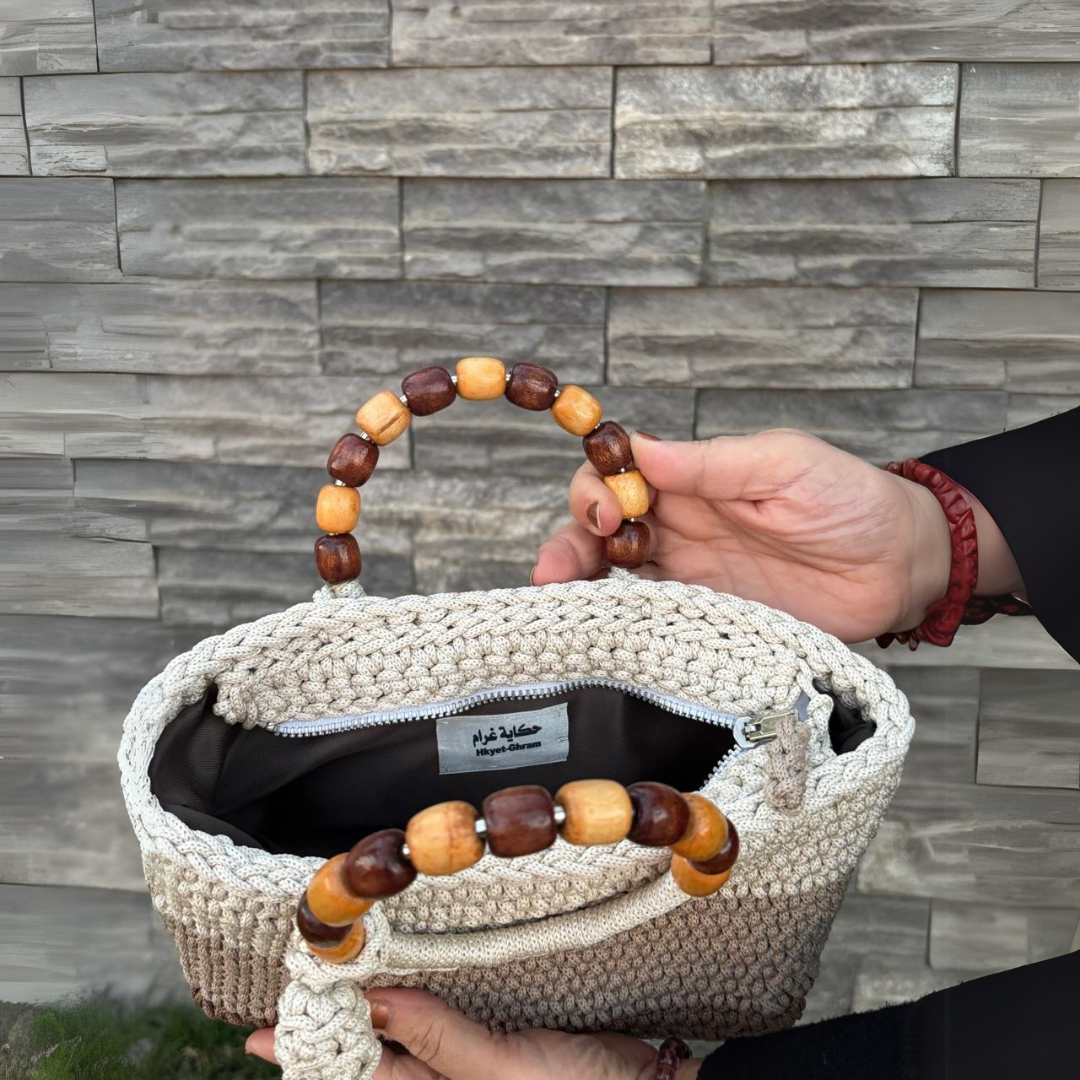 Sac à main crochet bohème fait main