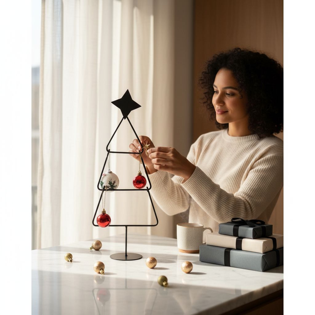 Sapin décoratif élégant 40 x 15 cm pour une décoration unique