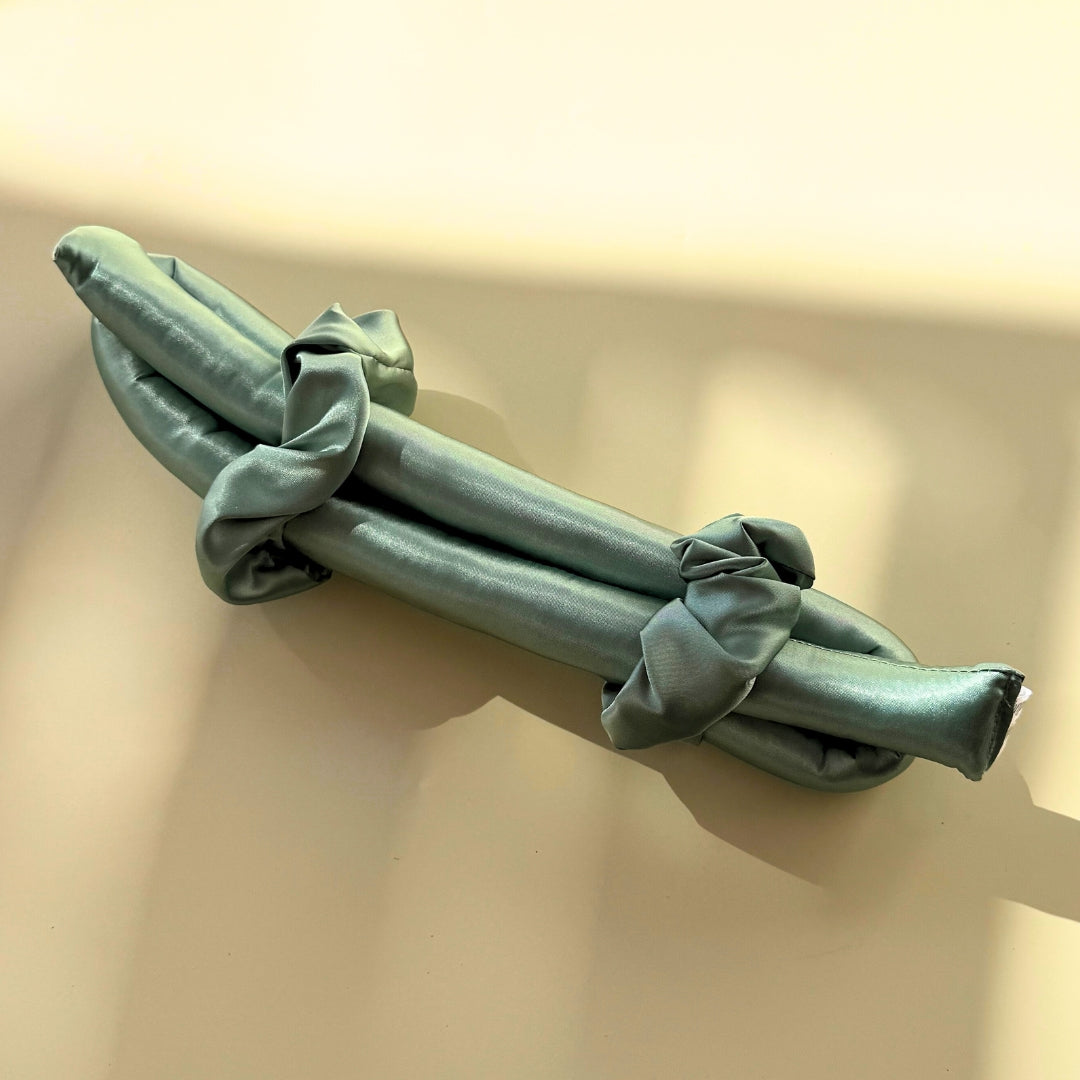 Ensemble Nuit Satin Vert Marron - Élégance et Confort