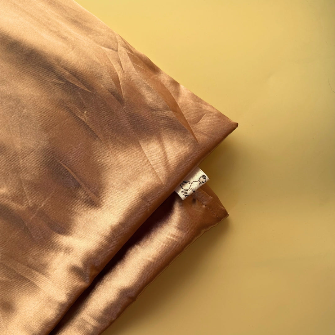 Taie d’oreiller en satin doux 65x50 cm - Soin Luxe