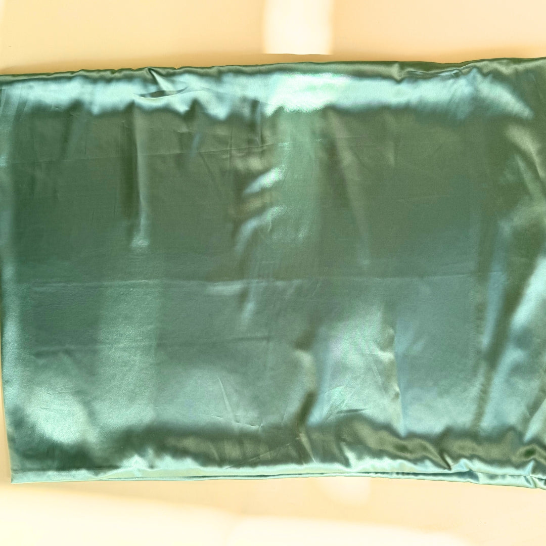 Ensemble Nuit Satin Vert Marron - Élégance et Confort