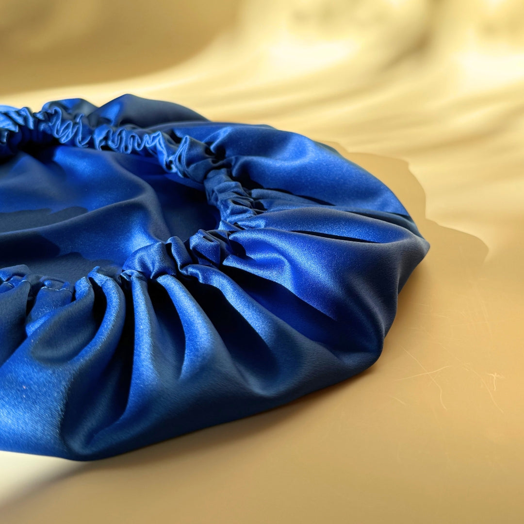 Bonnet de nuit en satin doux anti-casse & protecteur cheveux