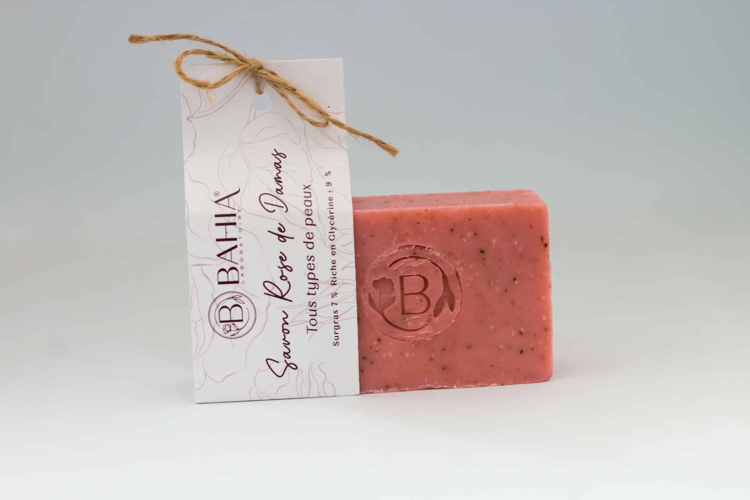 Savon anti-âge à la rose de Damas - artisanat Tunisien fait main | ILEYCOM