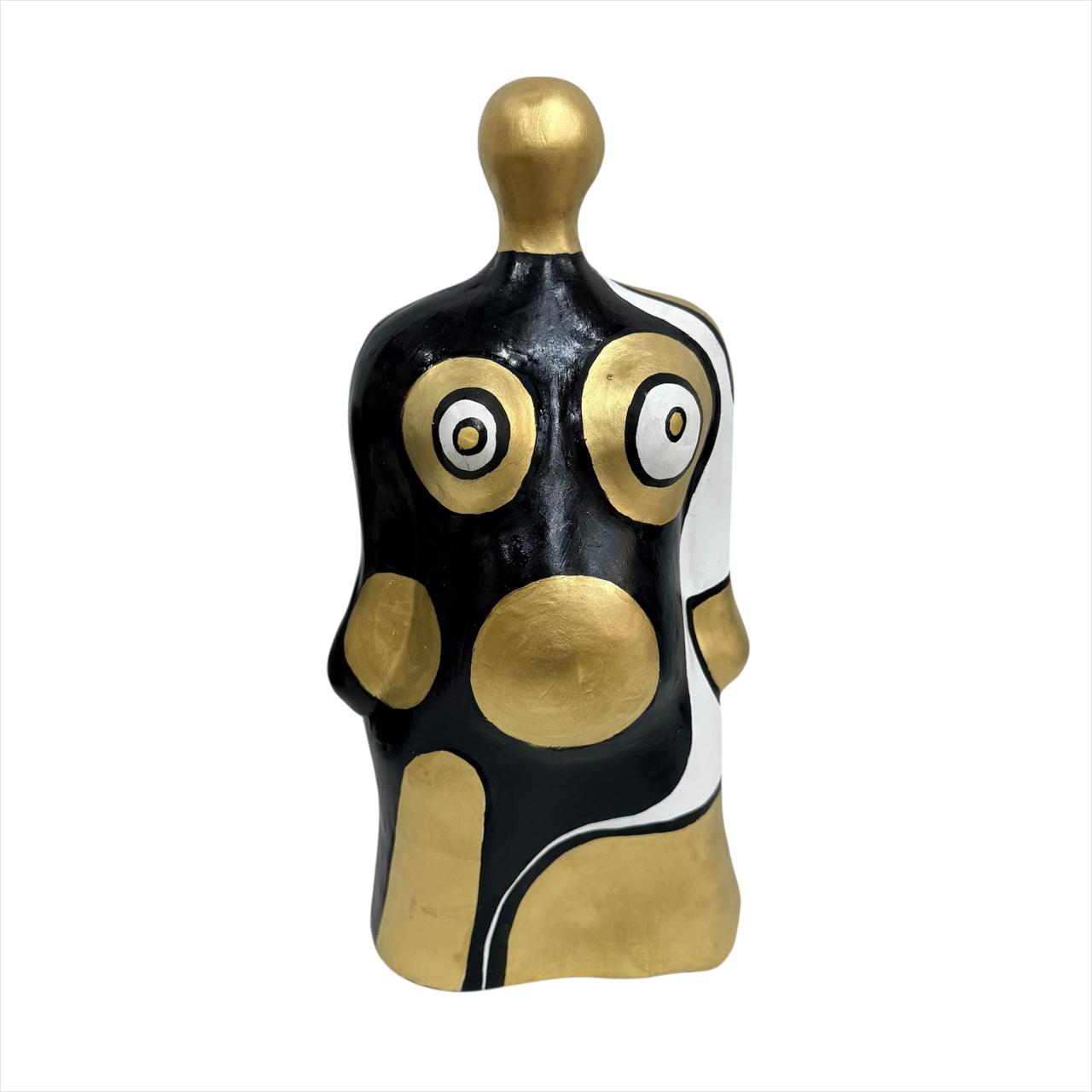 Sculpture féminine abstraite - Pièce artistique