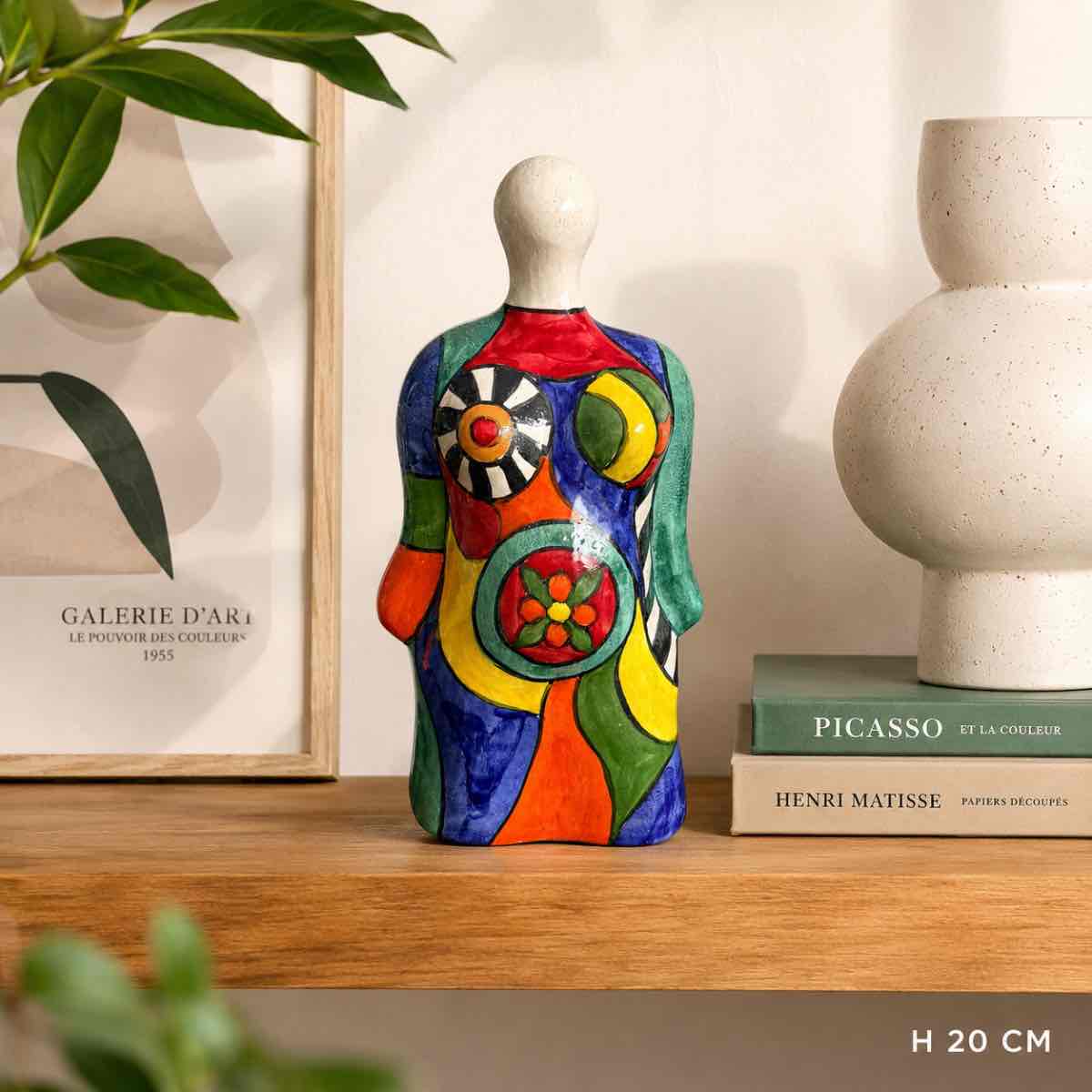 Sculpture féminine artistique - pièce unique — artisanal Tunisie.