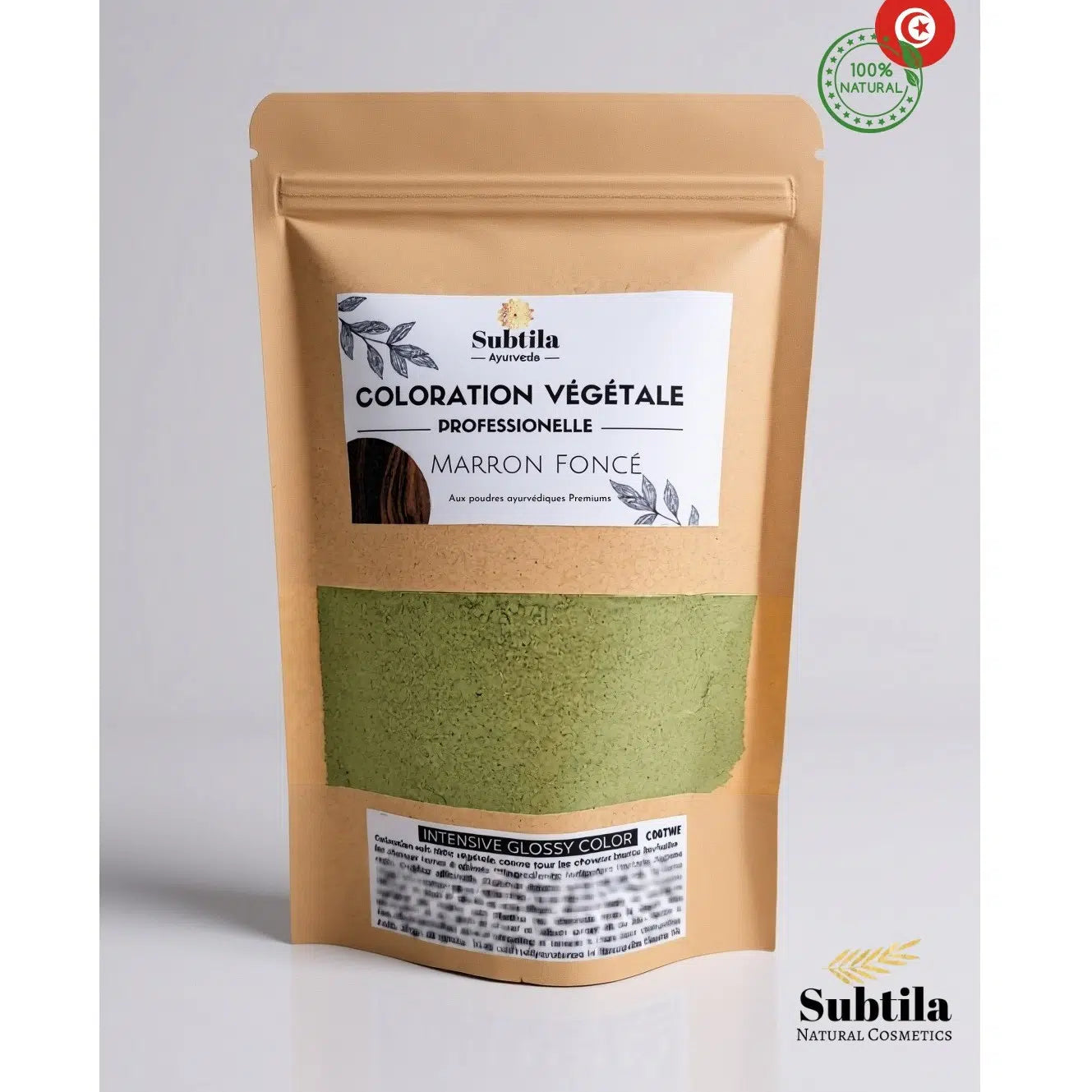 Coloration végétale cheveux Subtila