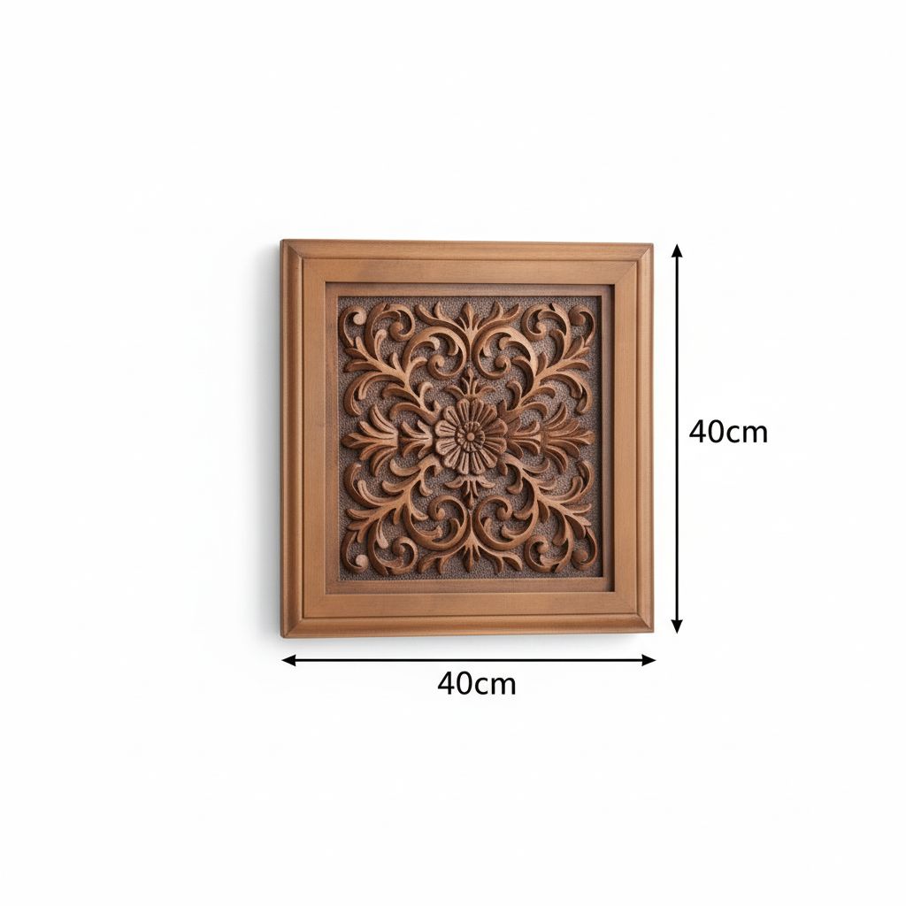 tableau en bois sculpté à la main pour une décoration unique