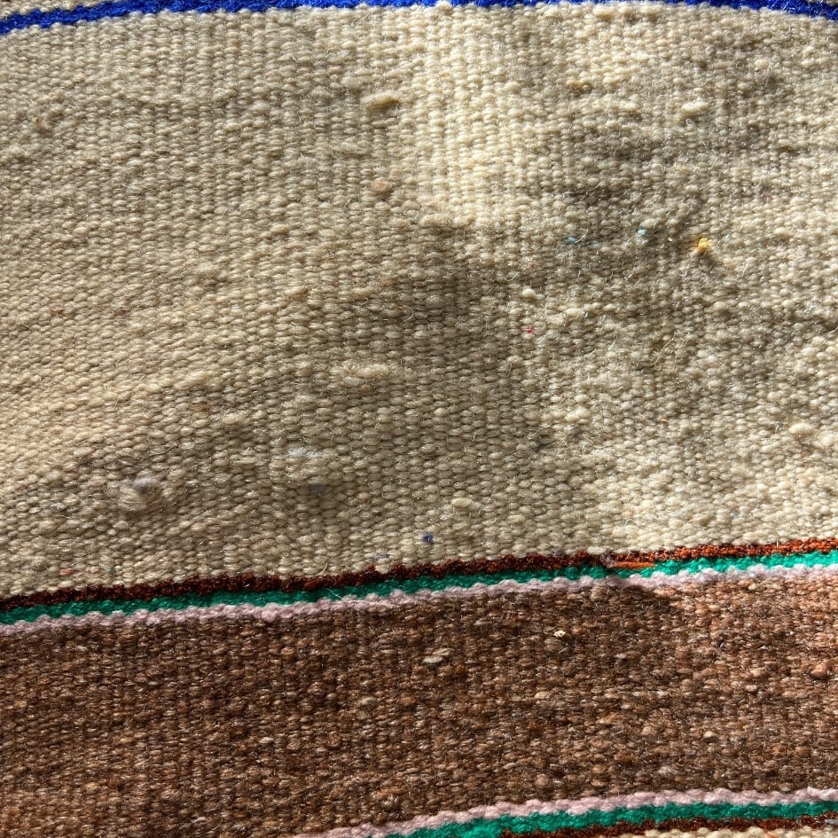 Rideaux avec Tissage Traditionnel et Impressions à Tampons en Bois (1m50 x 2m)