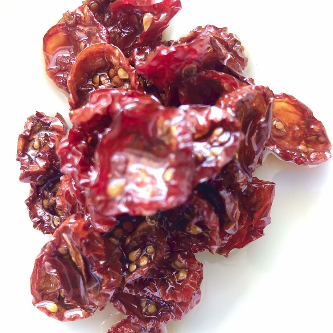 Dried and candied cherry tomatoes in olive oil 210 g