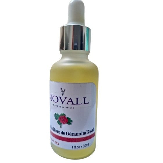Huile de géranium premium pour une peau éclatante et apaisée