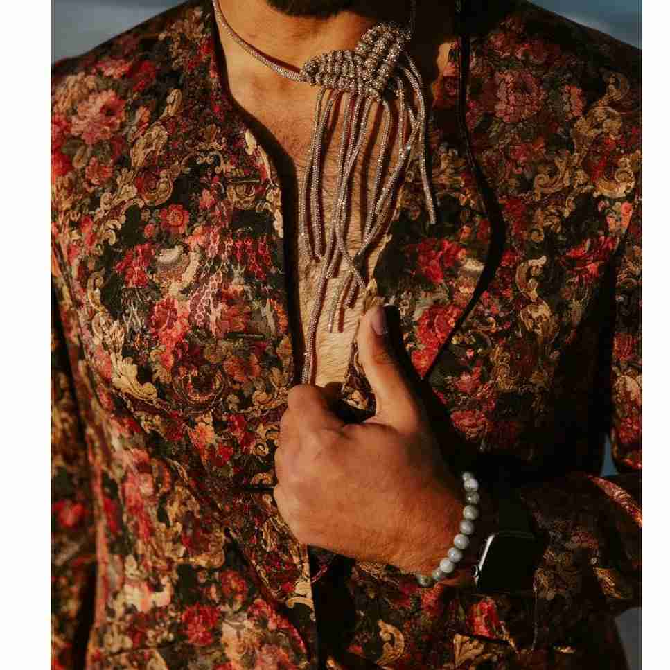 Veste homme en baroque