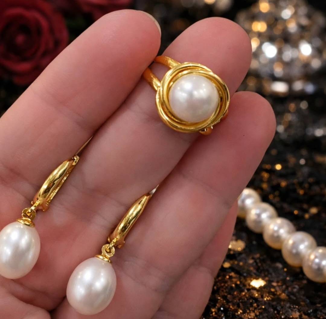 bijoux argent 925 luxe avec or 18k et perles de culture