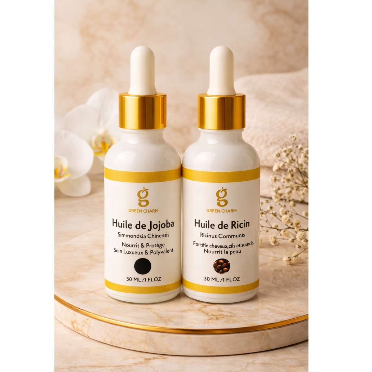 Huile de jojoba Pack sublime duo naturel pour une peau radieuse