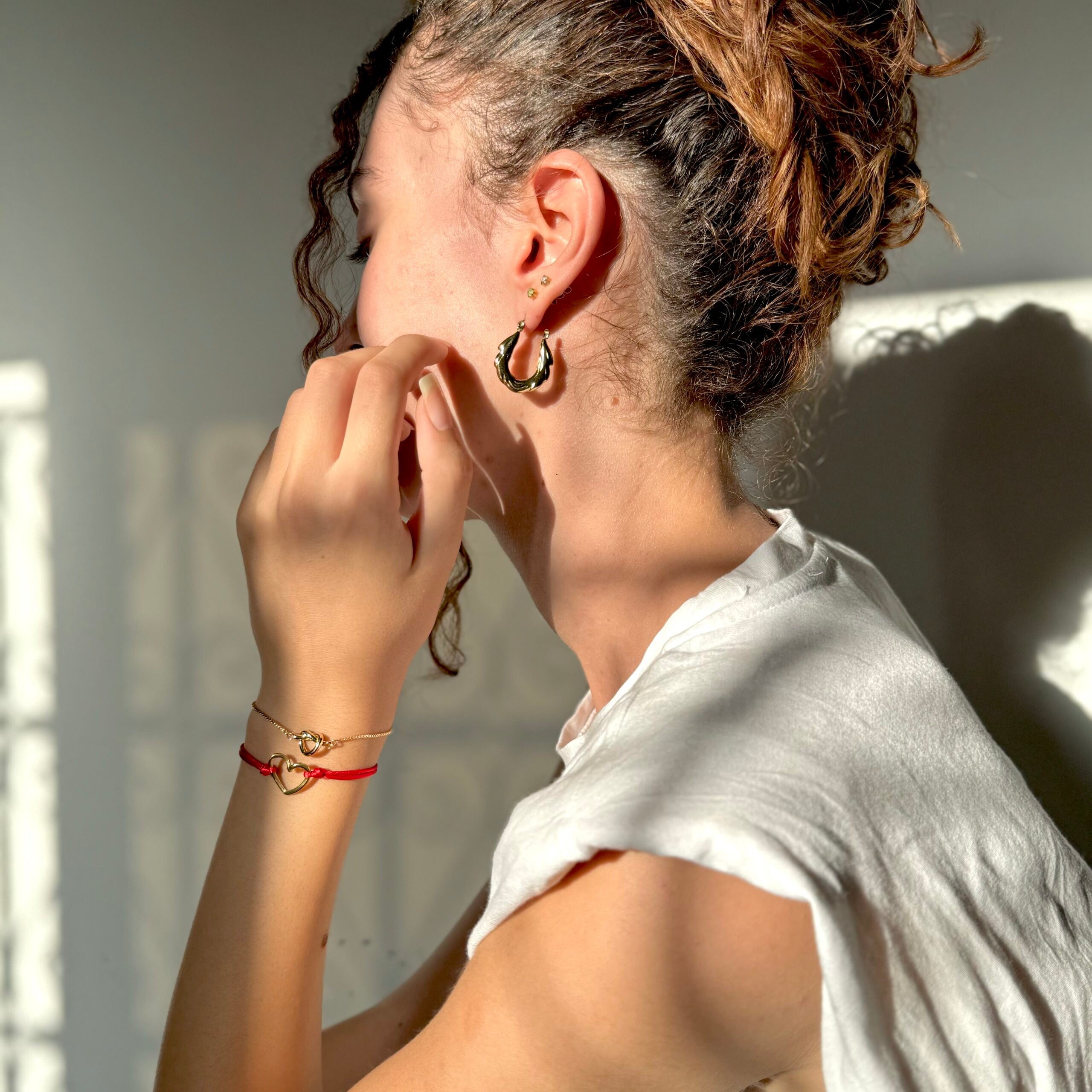 bracelet cœur doré ajustable un cadeau d amour irrésistible