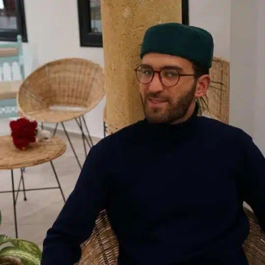 Chéchia Tunisienne Verte En Laine