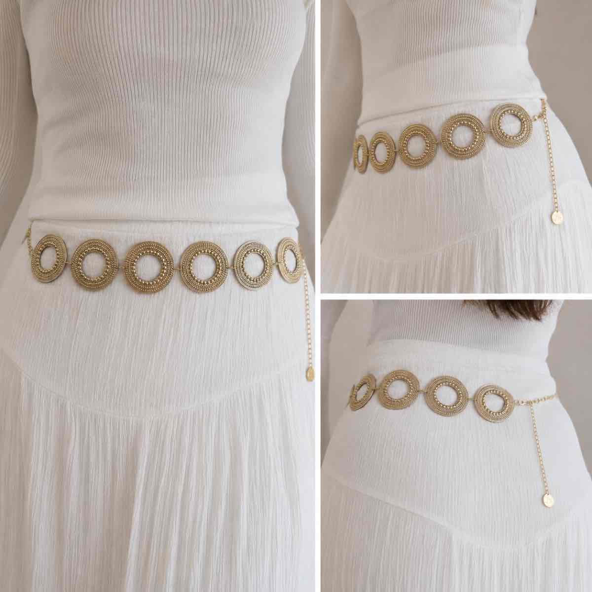 ceinture dorée Soléne