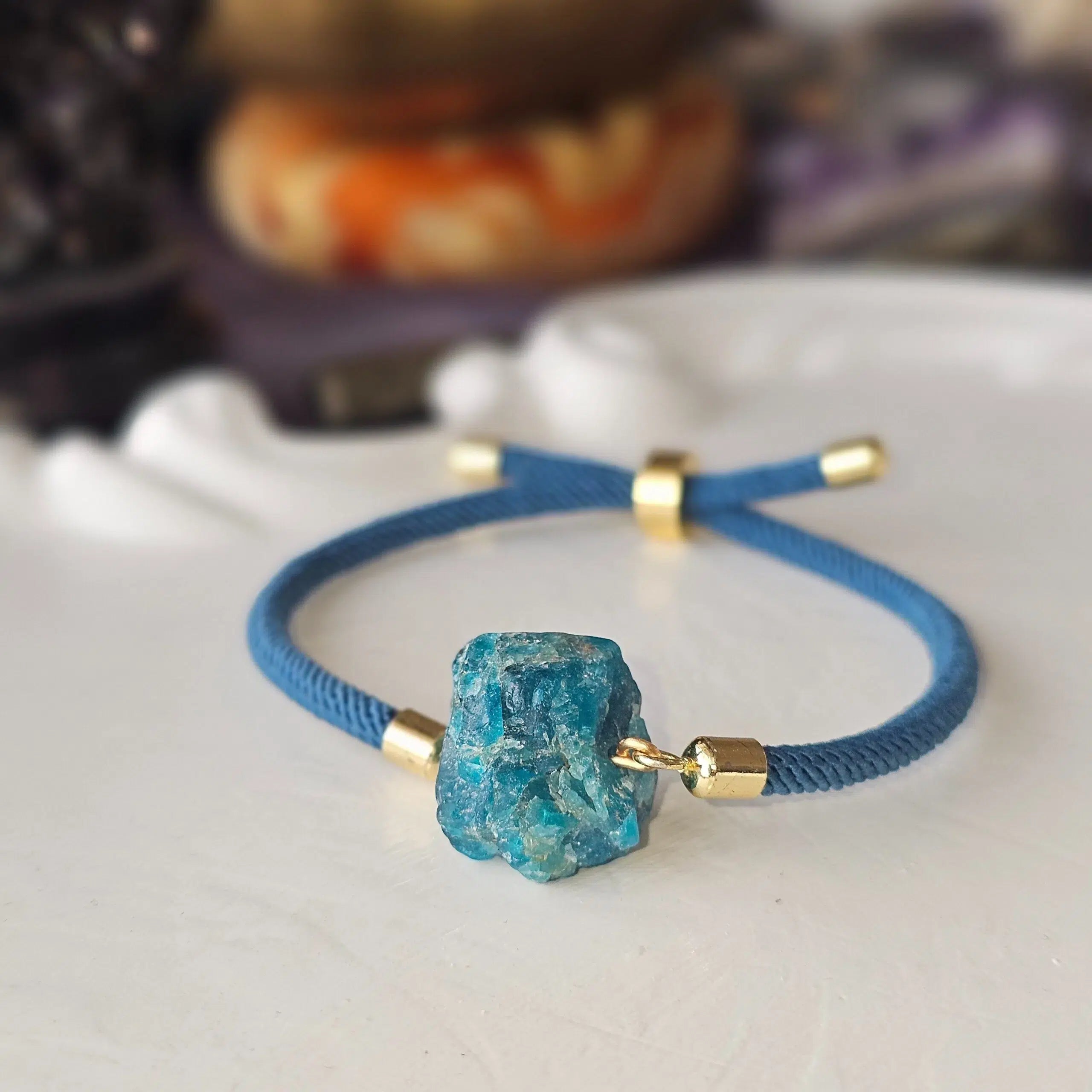 Bracelet apatite unique pour créativité et élégance naturelle