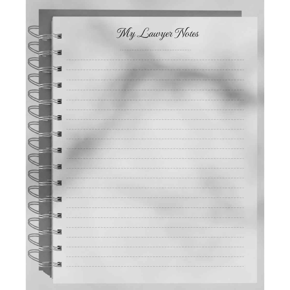 The Lawyer Notebook un indispensable pour vos notes de cas