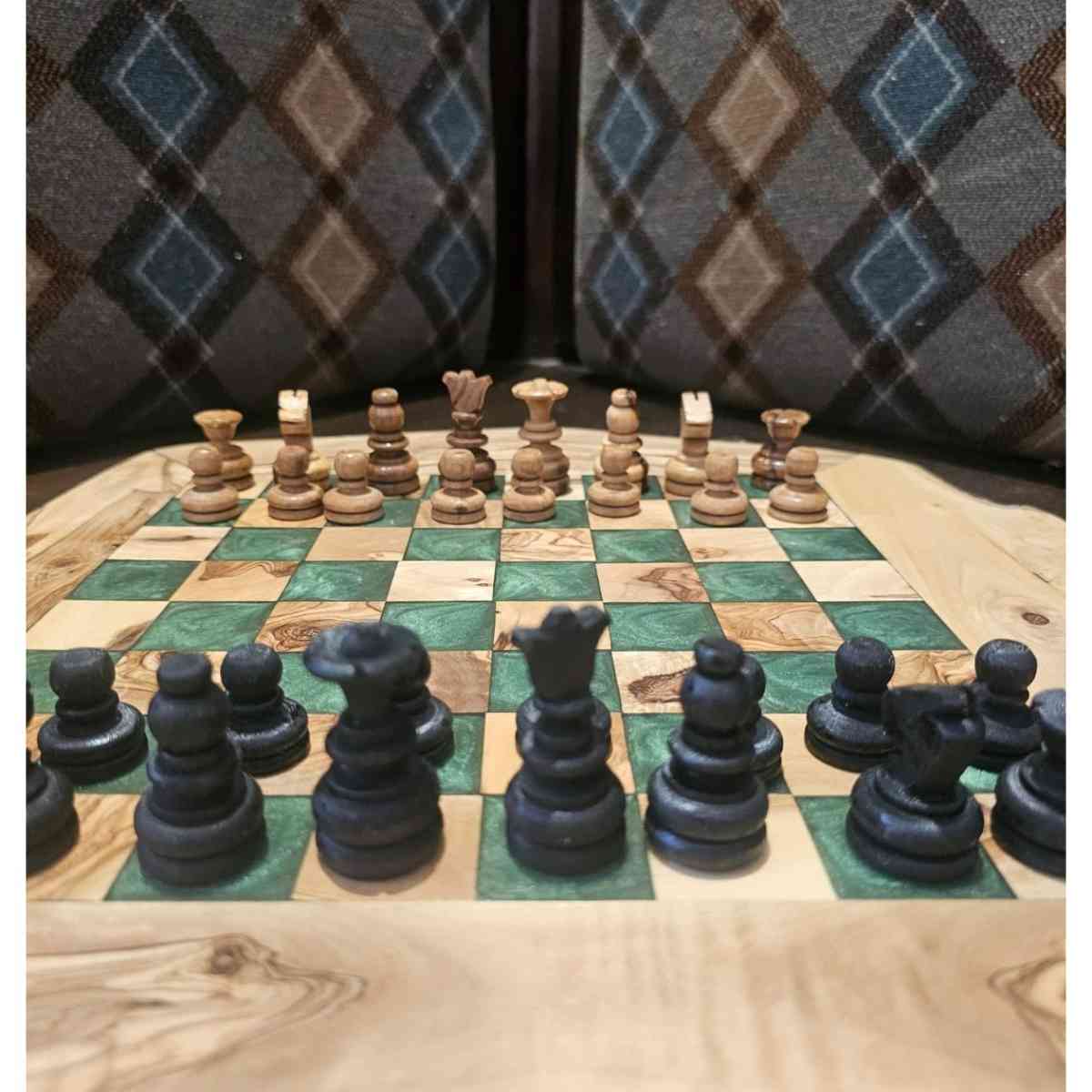 Jeu d'échecs vert exclusif pour des parties captivantes