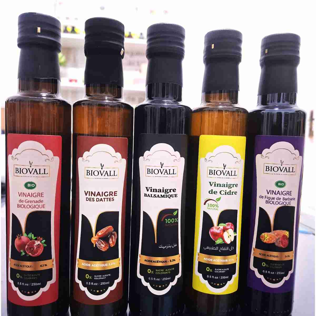 Vinaigre naturel 5 saveurs authentiques pour sublimer vos plats