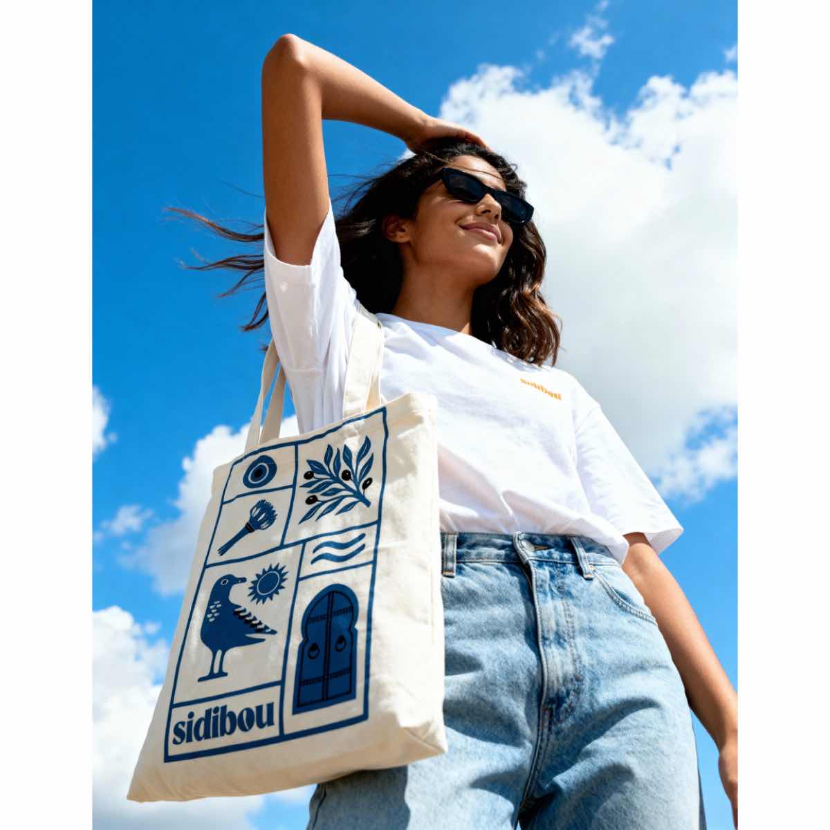 tote bag Sidi Bou design unique pour un quotidien stylé
