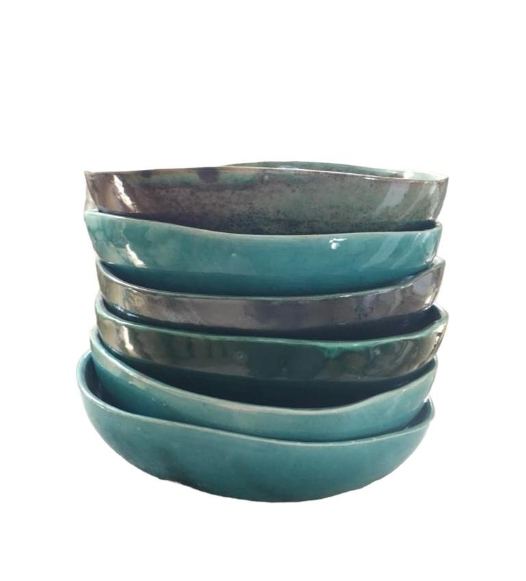 Gaya handmade ceramic soup plate