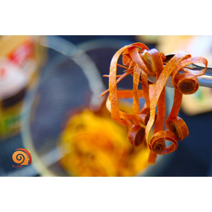 Dehydrated dried apple & apricot fruit leather