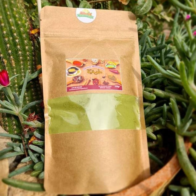 Mloukhia , Poudre de Corète 200g - artisanat Tunisien fait main | ILEYCOM