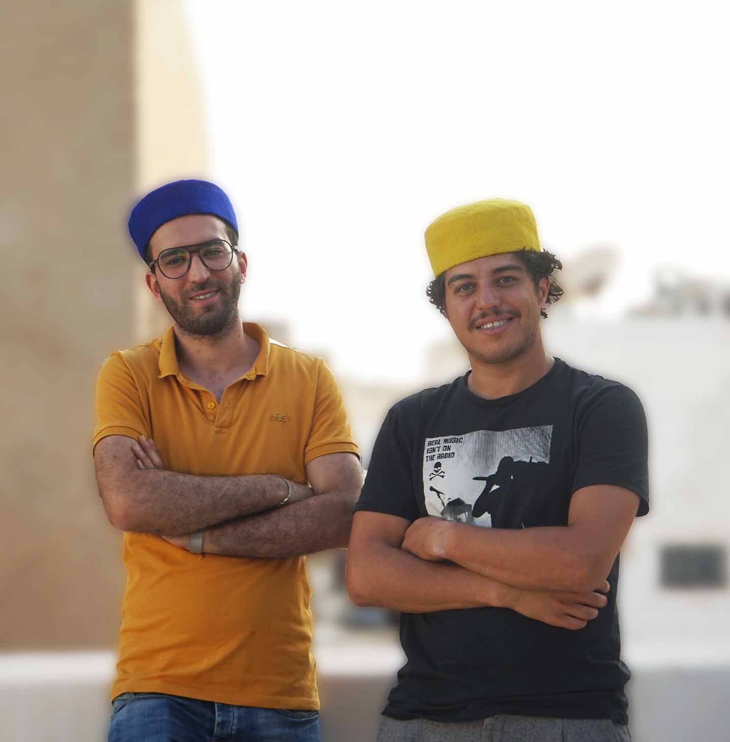 Yellow Tunisian Chechia In Wool