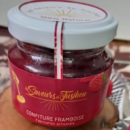 Confiture framboise miel