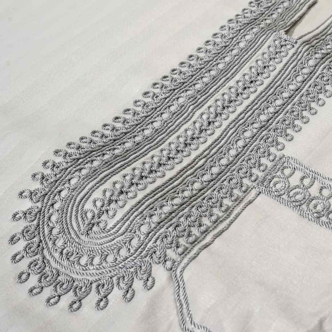 Jebba Tunisienne Grise - artisanat Tunisien fait main | ILEYCOM