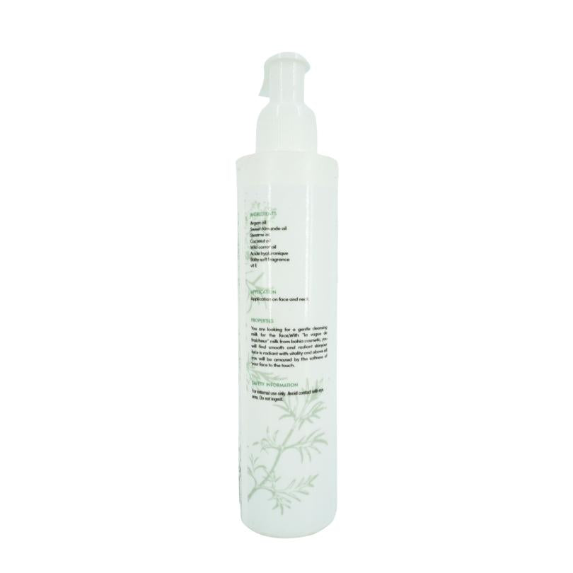 Lait démaquillant avec Acide hyaluronique et huile de carrot sauvage " freshness wave"