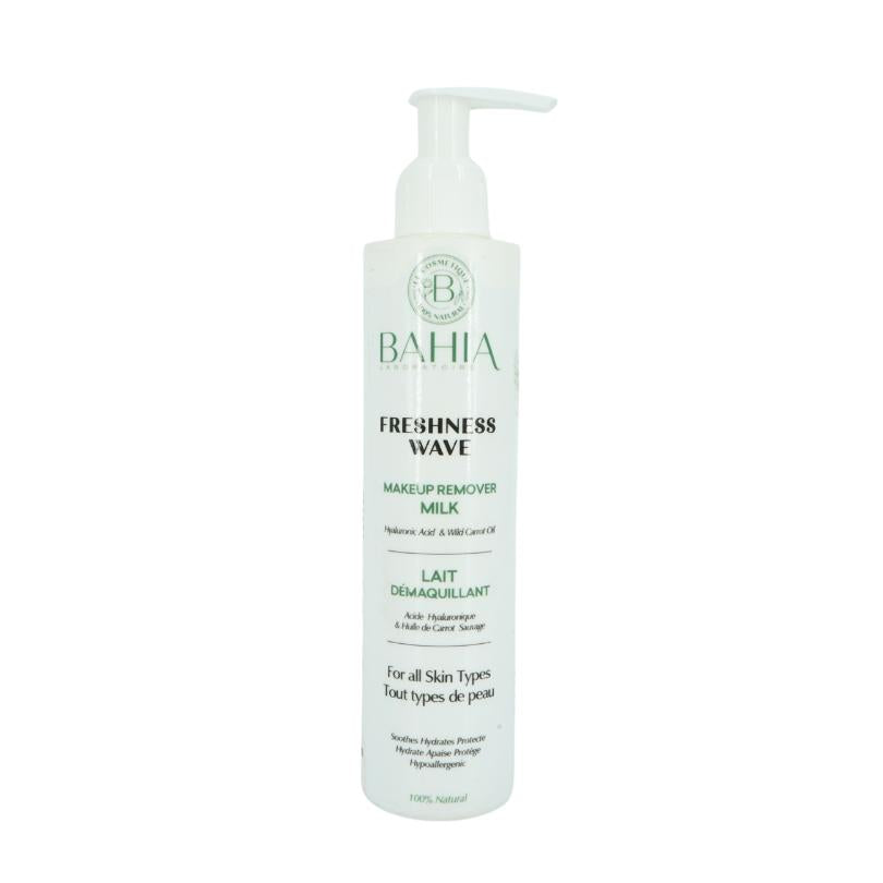 Lait démaquillant avec Acide hyaluronique et huile de carrot sauvage " freshness wave"