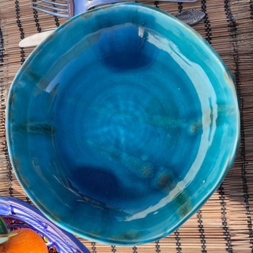 Gaya handmade ceramic soup plate