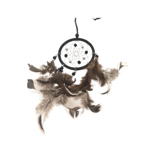 Attrape-rêves gris et noir