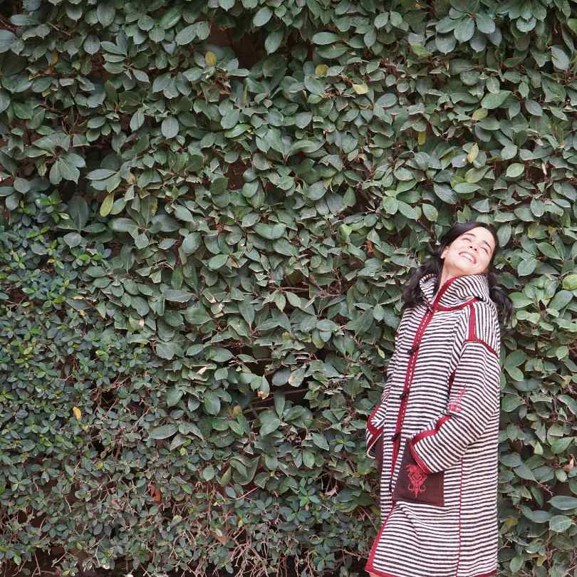 Unisex Berber jacket in 100% natural wool, Warm hooded coat, embroidered hand-woven jacket, vintage and artisanal jacket