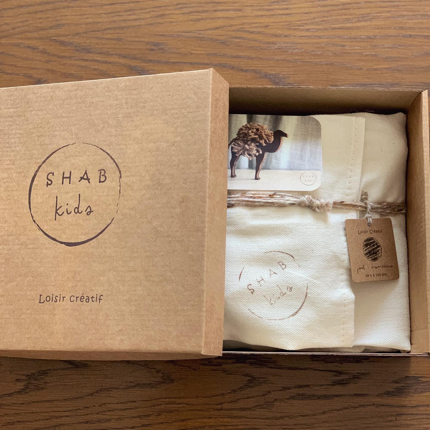Box "Rends la bosse du dromadaire" - artisanat Tunisien fait main | ILEYCOM