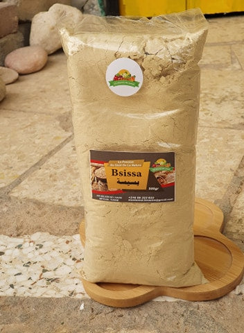 Bsissa de blé et d'orge 0.5 kg ou 1 Kg - بسيسة - artisanat Tunisien fait main | ILEYCOM